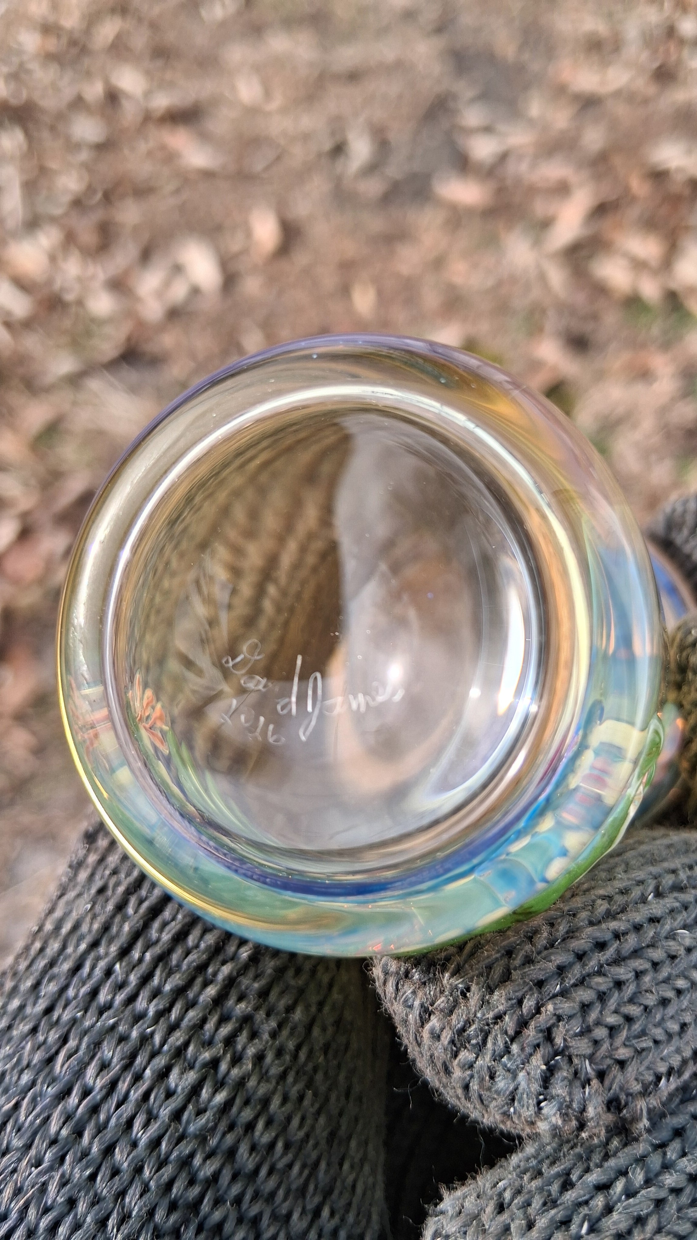Snowy Forest Scene Jar
